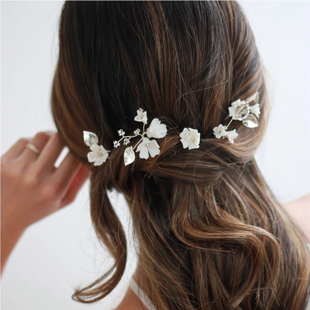 New Dareth Colburn Sara Floral Hairpins